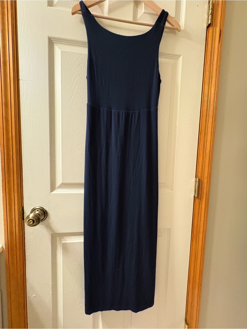Athleta Navy Blue Maxi Dress Size XS Sleeveless Casual Travel Dress